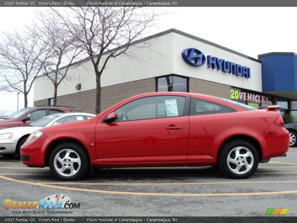 2007 Pontiac G5 Victory Red / Ebony Photo #6