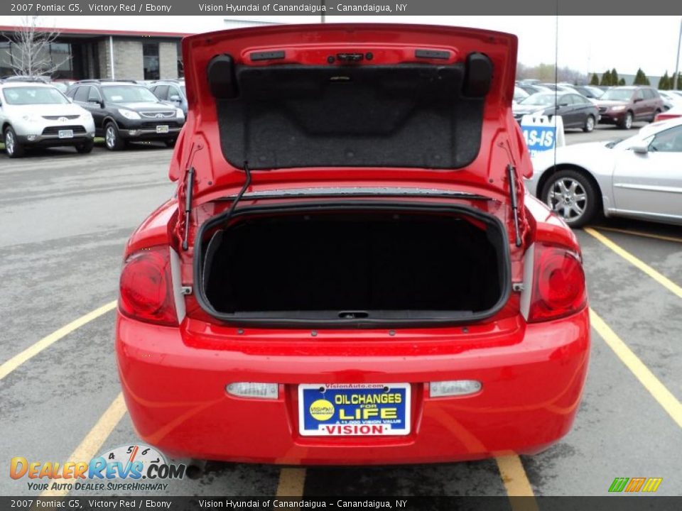 2007 Pontiac G5 Victory Red / Ebony Photo #9