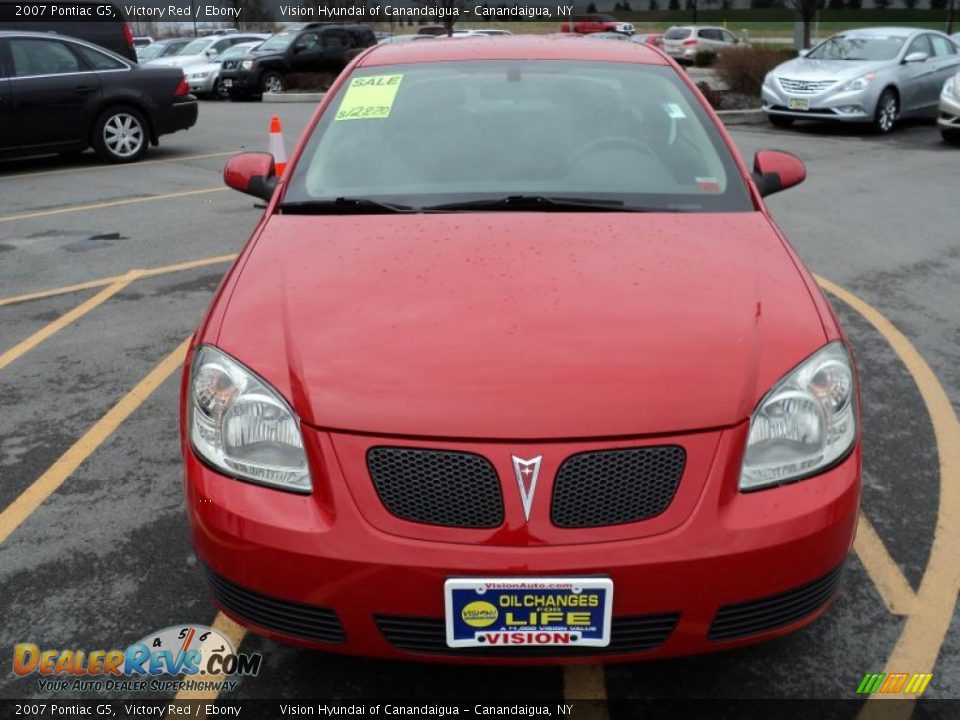 2007 Pontiac G5 Victory Red / Ebony Photo #11