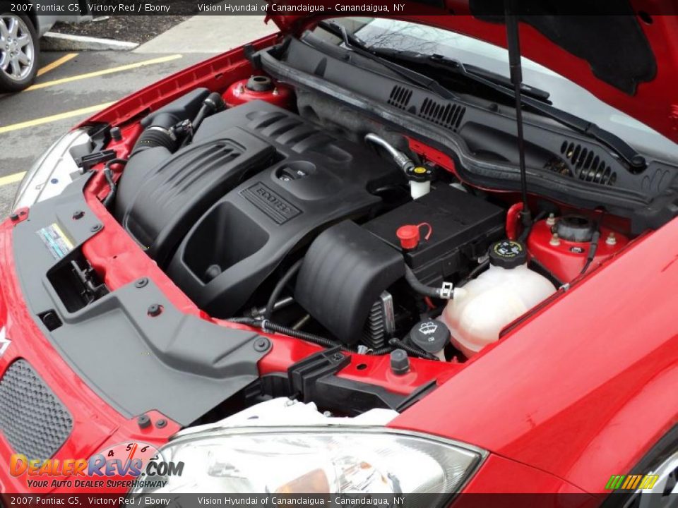 2007 Pontiac G5 Victory Red / Ebony Photo #12