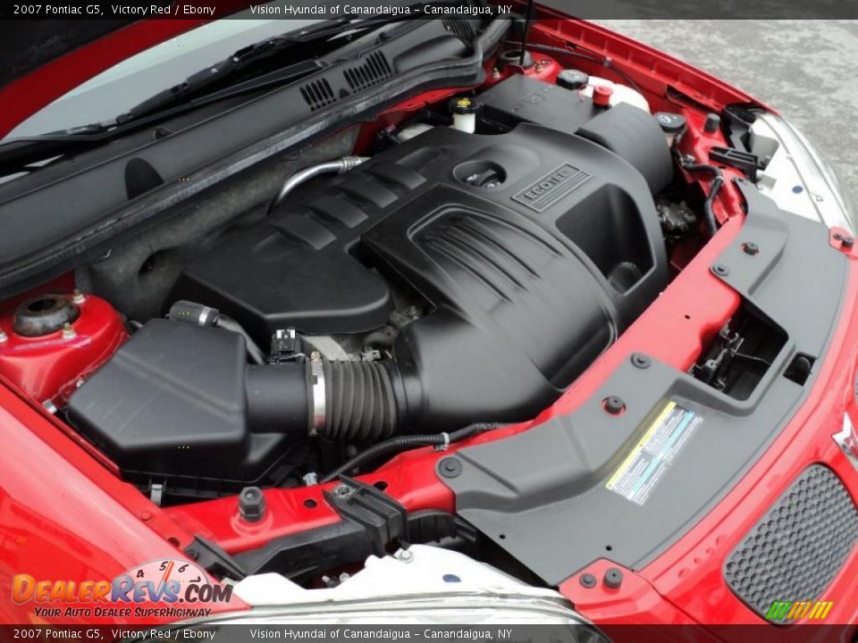 2007 Pontiac G5 Victory Red / Ebony Photo #14