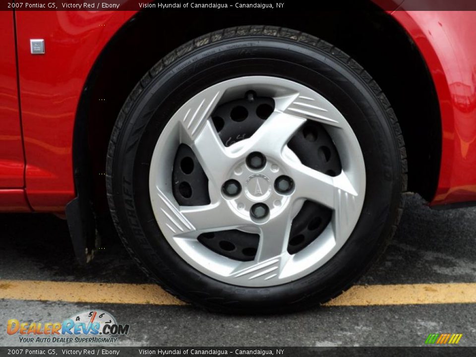 2007 Pontiac G5 Victory Red / Ebony Photo #15