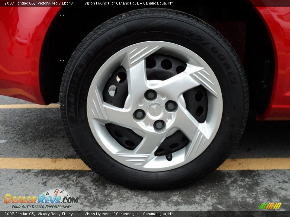 2007 Pontiac G5 Victory Red / Ebony Photo #16