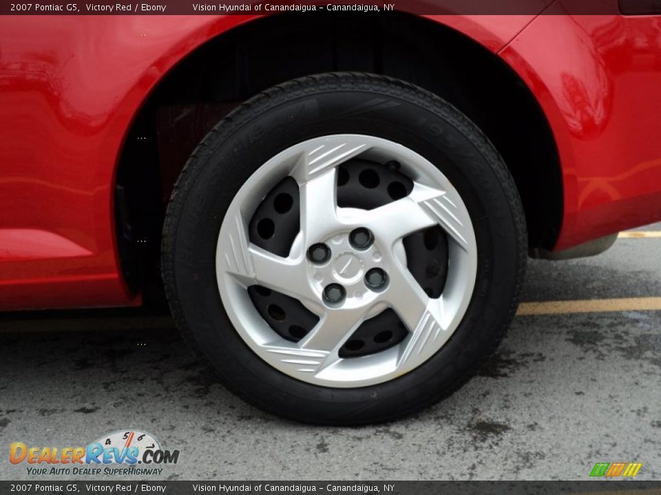 2007 Pontiac G5 Victory Red / Ebony Photo #17