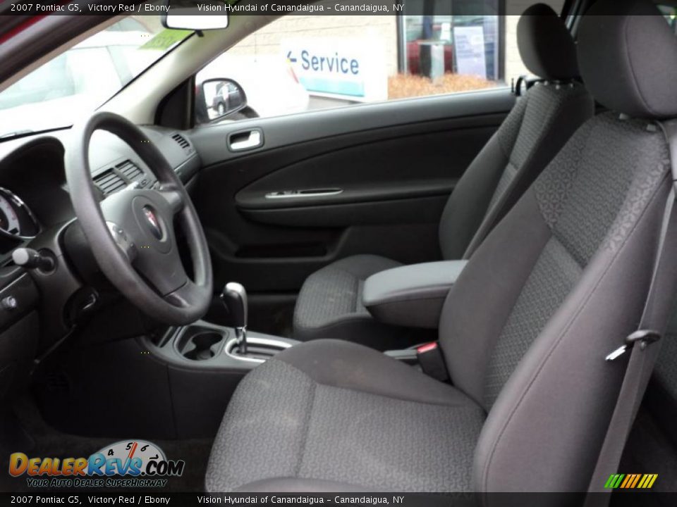 2007 Pontiac G5 Victory Red / Ebony Photo #18