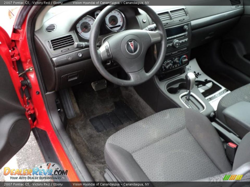 2007 Pontiac G5 Victory Red / Ebony Photo #19