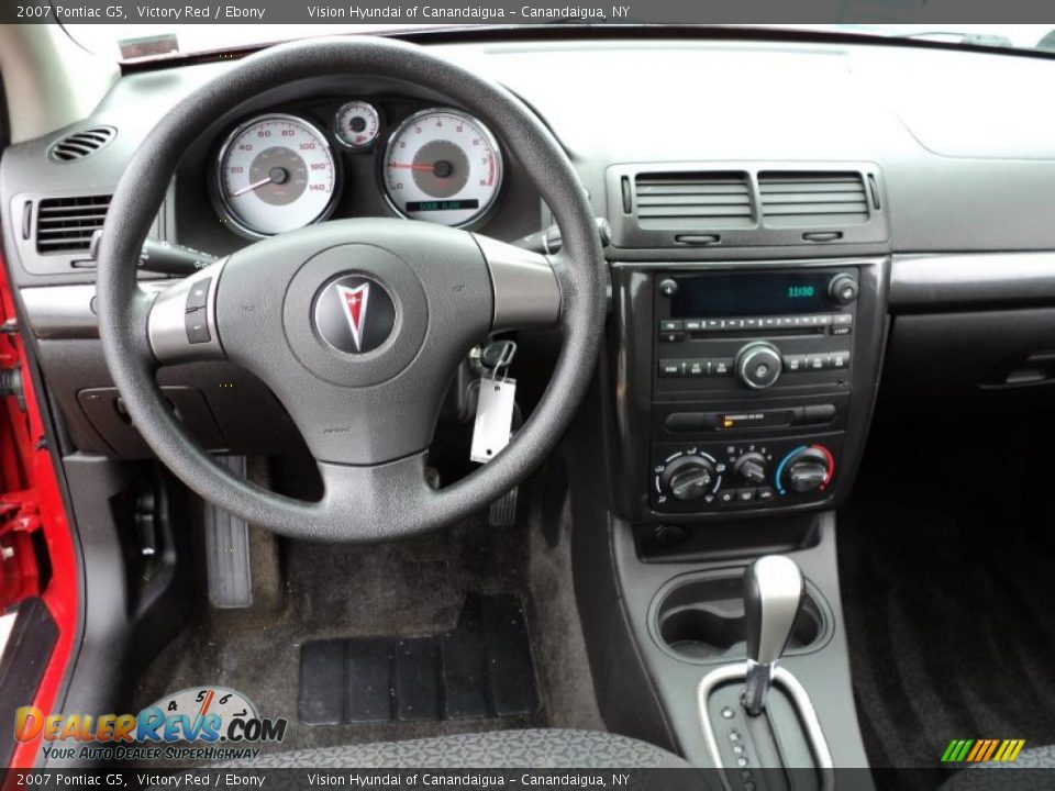 2007 Pontiac G5 Victory Red / Ebony Photo #22