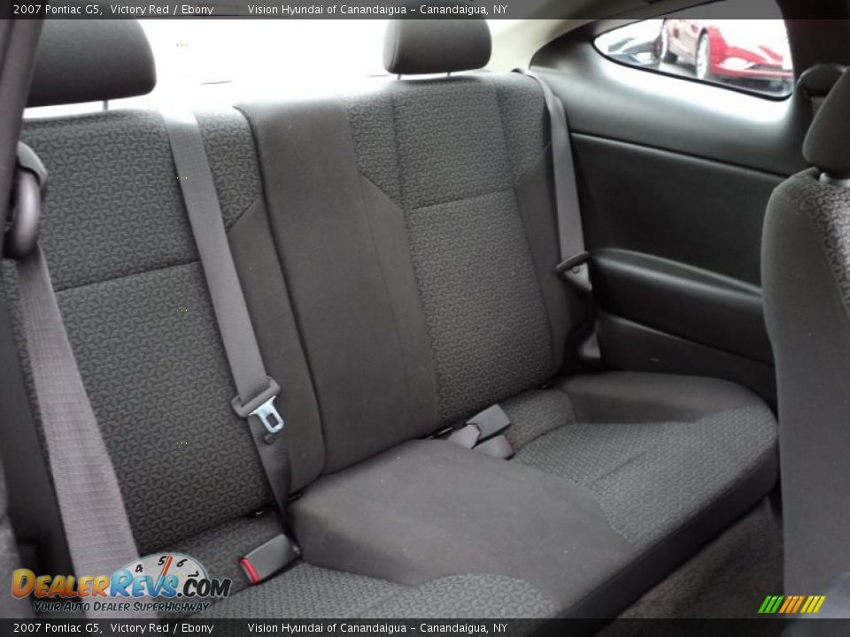 2007 Pontiac G5 Victory Red / Ebony Photo #27