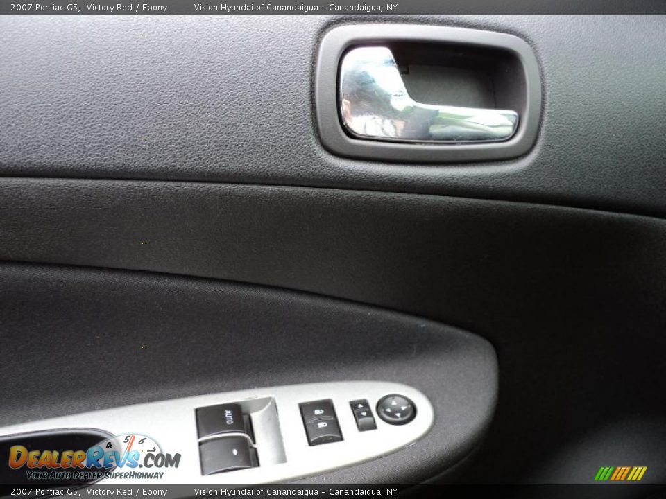 2007 Pontiac G5 Victory Red / Ebony Photo #28