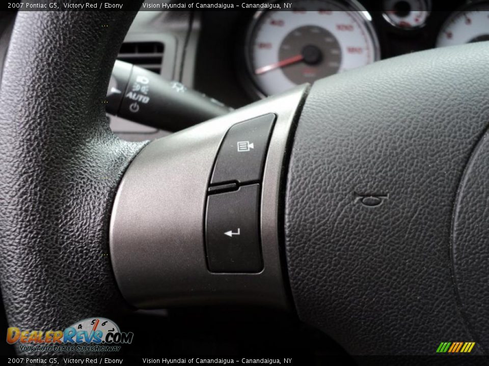 2007 Pontiac G5 Victory Red / Ebony Photo #29