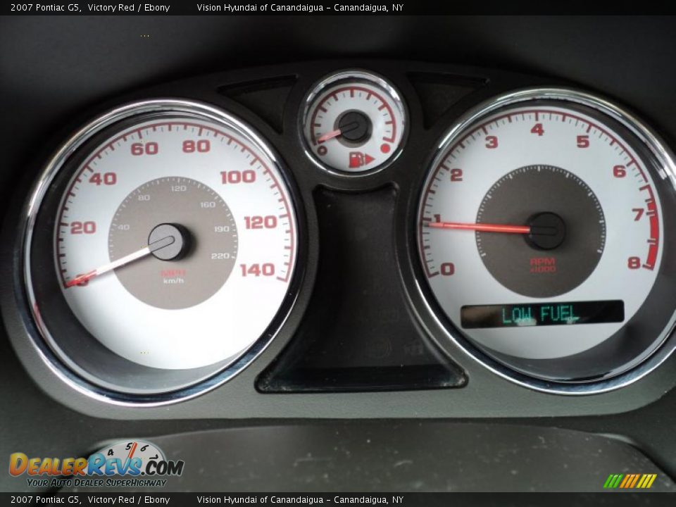 2007 Pontiac G5 Victory Red / Ebony Photo #31
