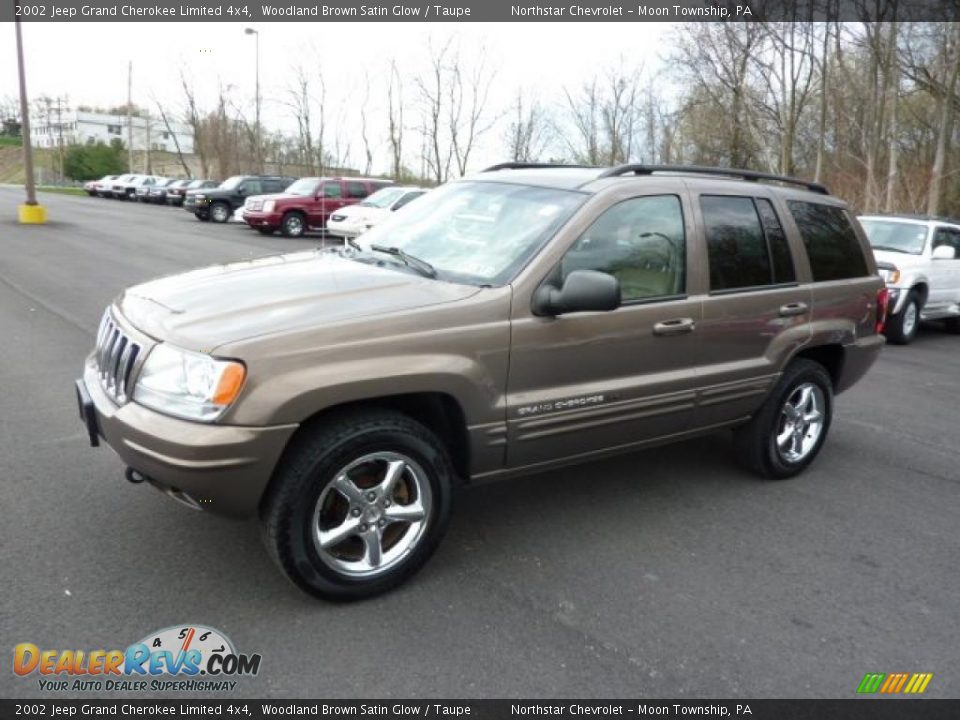 2002 Jeep Grand Cherokee Limited 4x4 Woodland Brown Satin Glow / Taupe Photo #3
