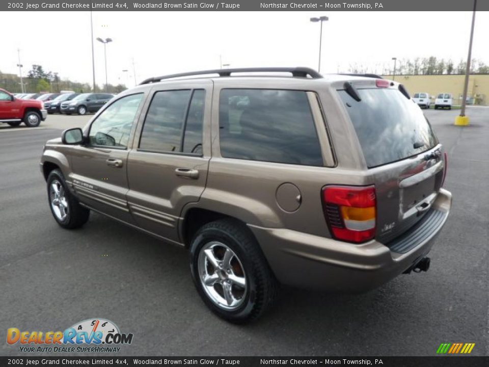2002 Jeep Grand Cherokee Limited 4x4 Woodland Brown Satin Glow / Taupe Photo #4
