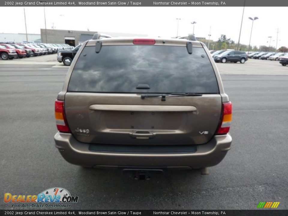 2002 Jeep Grand Cherokee Limited 4x4 Woodland Brown Satin Glow / Taupe Photo #5