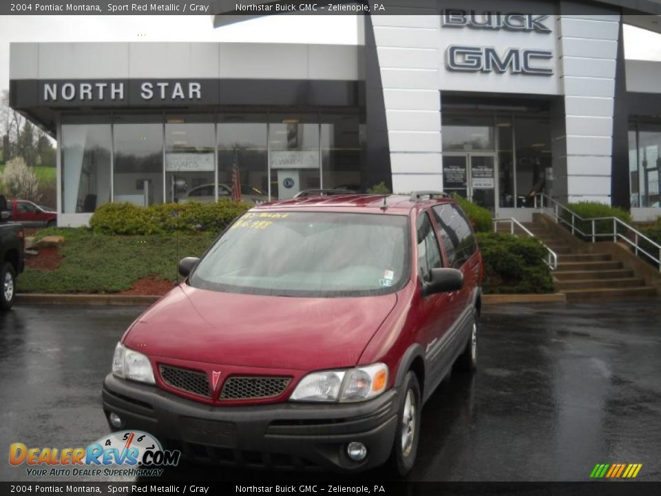 2004 Pontiac Montana Sport Red Metallic / Gray Photo #1
