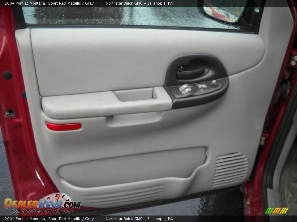 2004 Pontiac Montana Sport Red Metallic / Gray Photo #13
