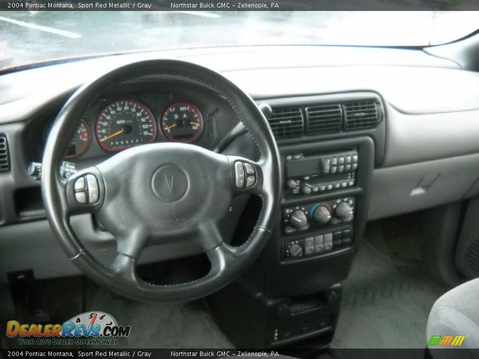2004 Pontiac Montana Sport Red Metallic / Gray Photo #15