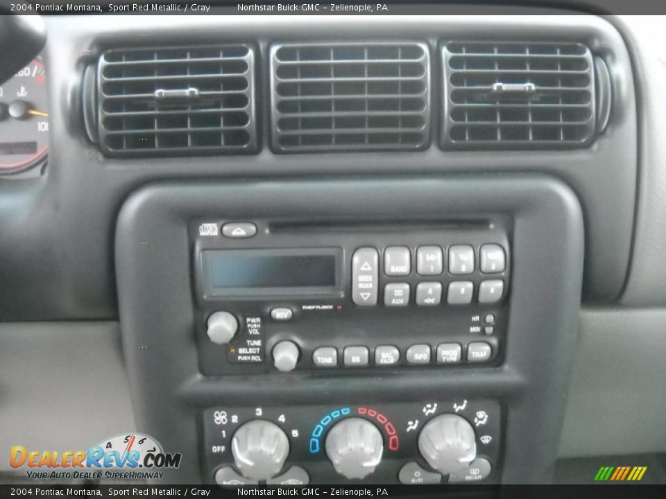 2004 Pontiac Montana Sport Red Metallic / Gray Photo #17