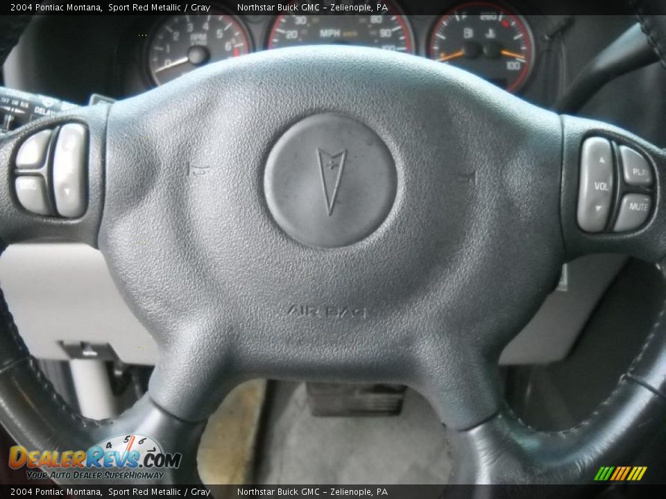 2004 Pontiac Montana Sport Red Metallic / Gray Photo #19