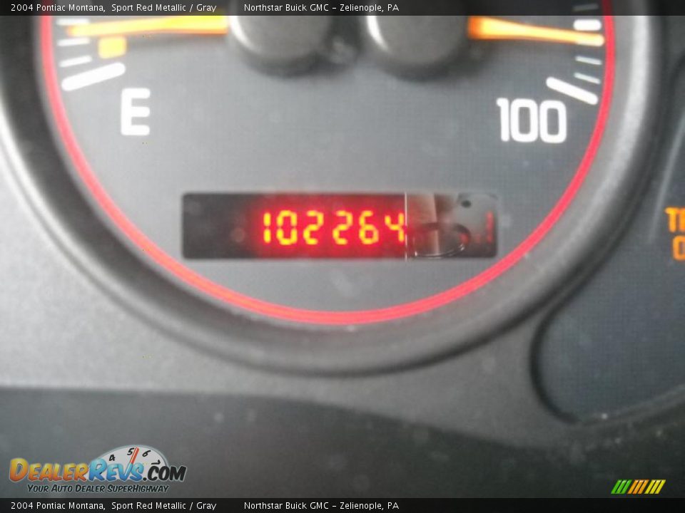 2004 Pontiac Montana Sport Red Metallic / Gray Photo #20