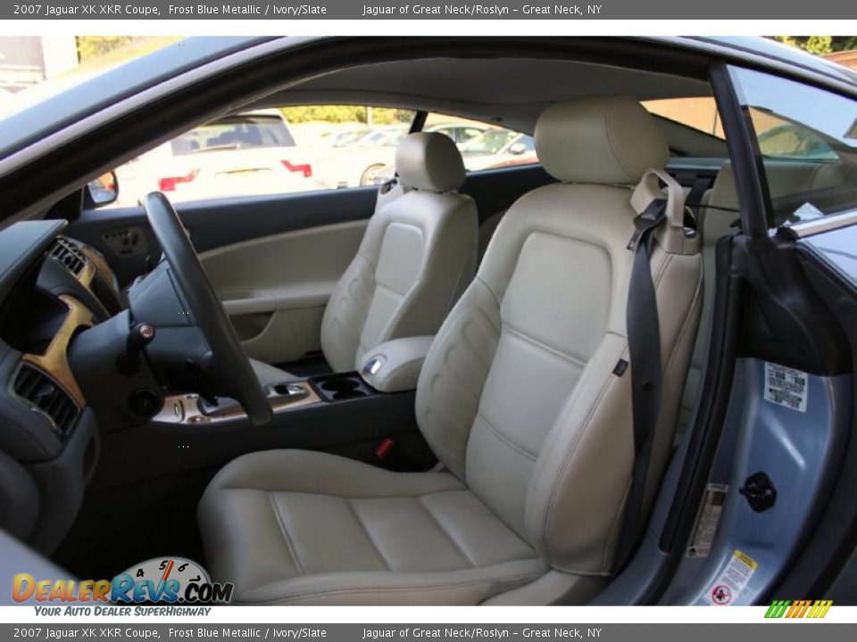 Ivory/Slate Interior - 2007 Jaguar XK XKR Coupe Photo #12