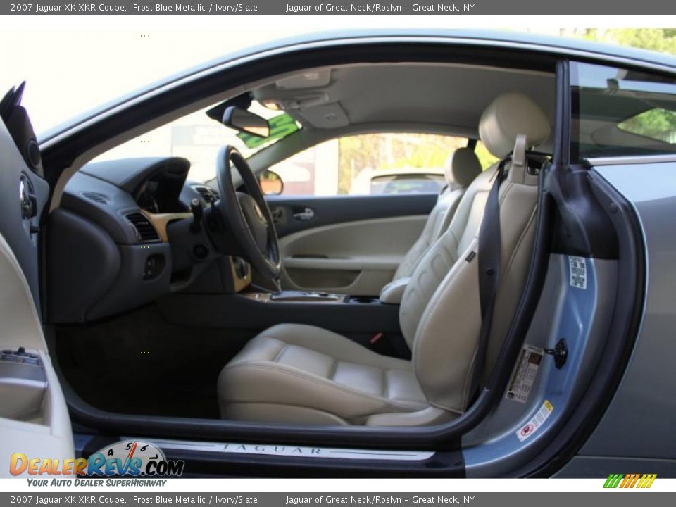Ivory/Slate Interior - 2007 Jaguar XK XKR Coupe Photo #13