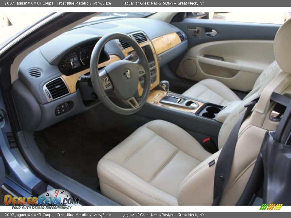 Ivory/Slate Interior - 2007 Jaguar XK XKR Coupe Photo #14