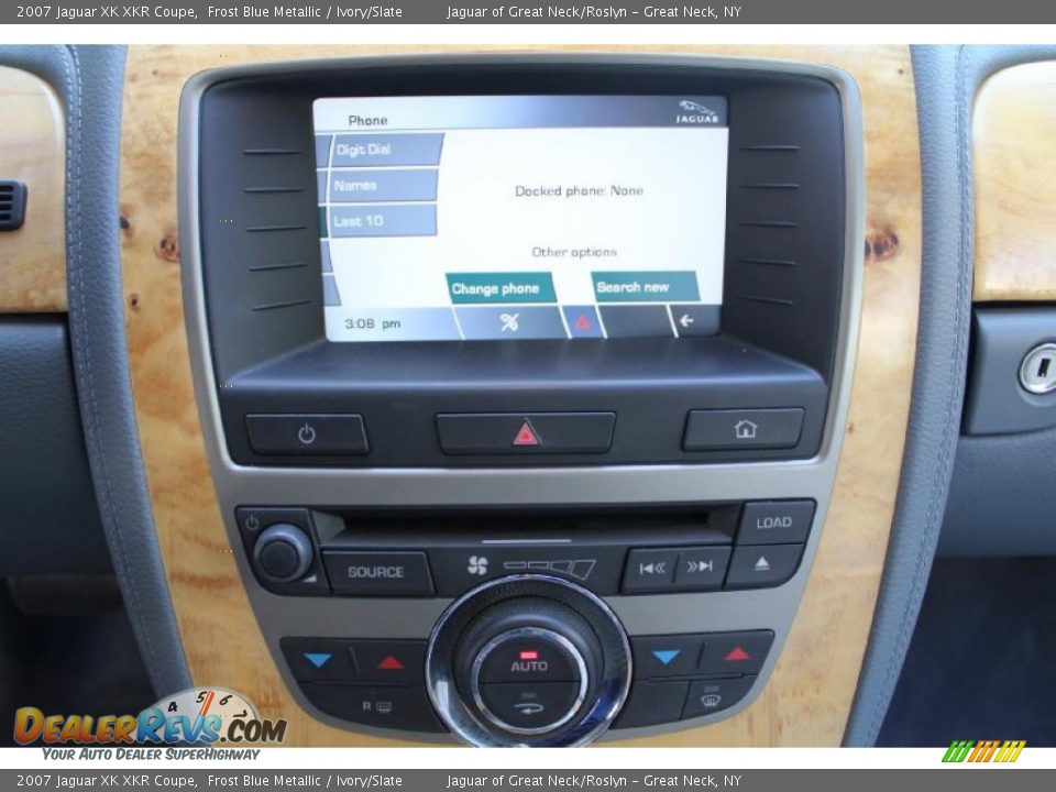 2007 Jaguar XK XKR Coupe Frost Blue Metallic / Ivory/Slate Photo #25