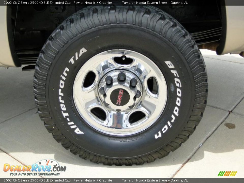 2002 GMC Sierra 2500HD SLE Extended Cab Wheel Photo #33