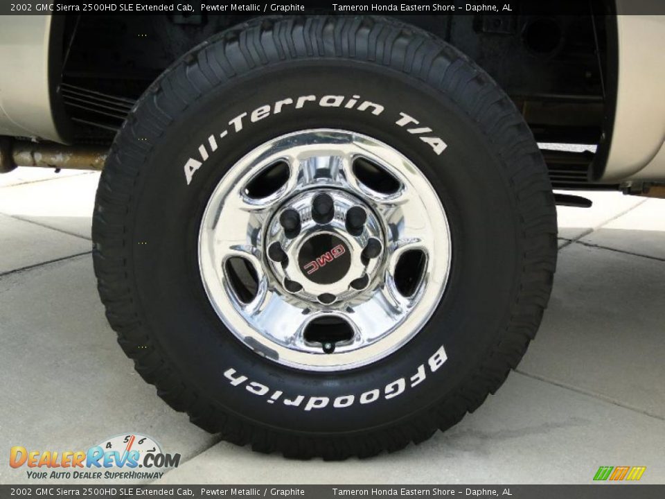 2002 GMC Sierra 2500HD SLE Extended Cab Wheel Photo #34