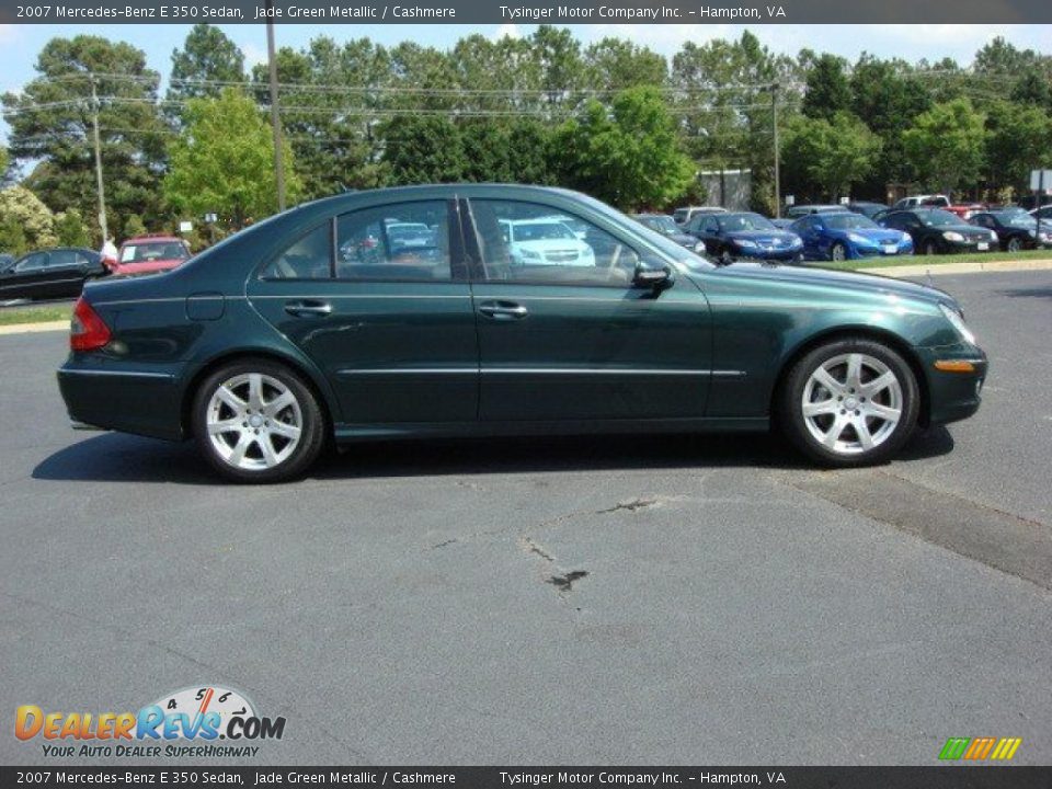 Jade Green Metallic 2007 Mercedes-Benz E 350 Sedan Photo #5