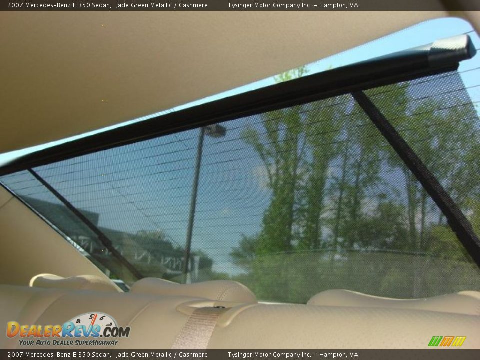 2007 Mercedes-Benz E 350 Sedan Jade Green Metallic / Cashmere Photo #10