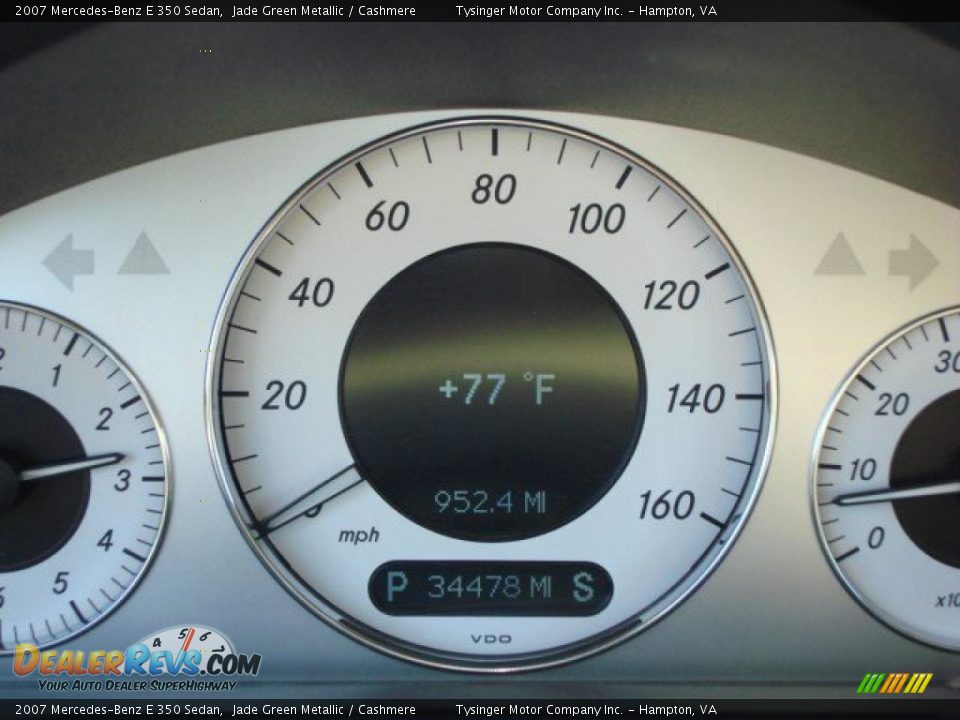 2007 Mercedes-Benz E 350 Sedan Jade Green Metallic / Cashmere Photo #11