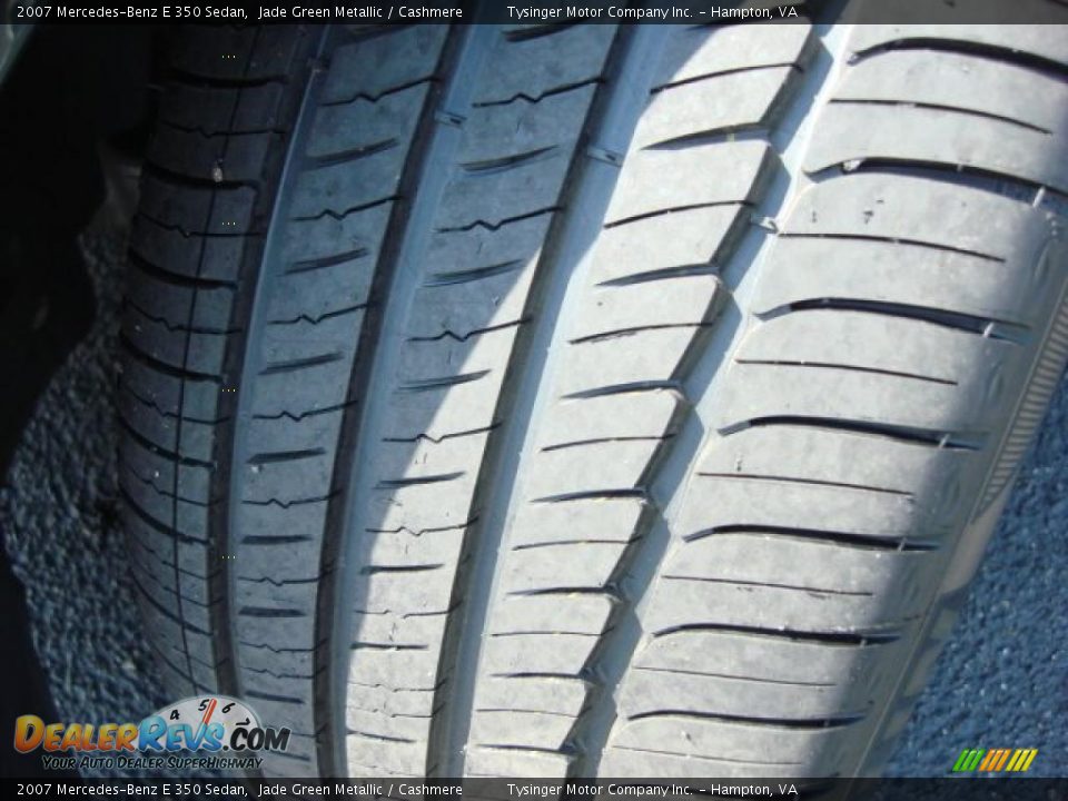 2007 Mercedes-Benz E 350 Sedan Jade Green Metallic / Cashmere Photo #17