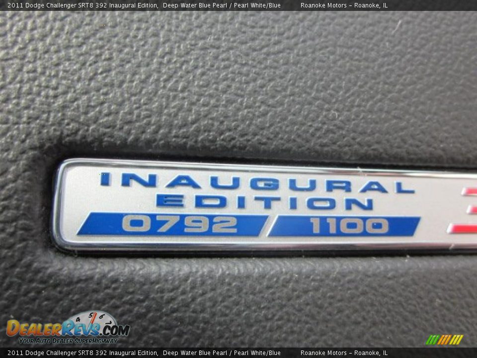 2011 Dodge Challenger SRT8 392 Inaugural Edition Logo Photo #8
