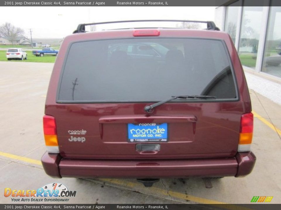 2001 Jeep Cherokee Classic 4x4 Sienna Pearlcoat / Agate Photo #3