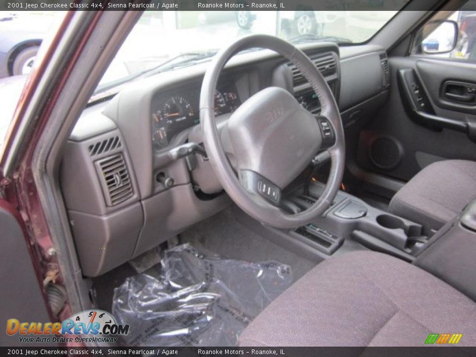 Agate Interior - 2001 Jeep Cherokee Classic 4x4 Photo #20