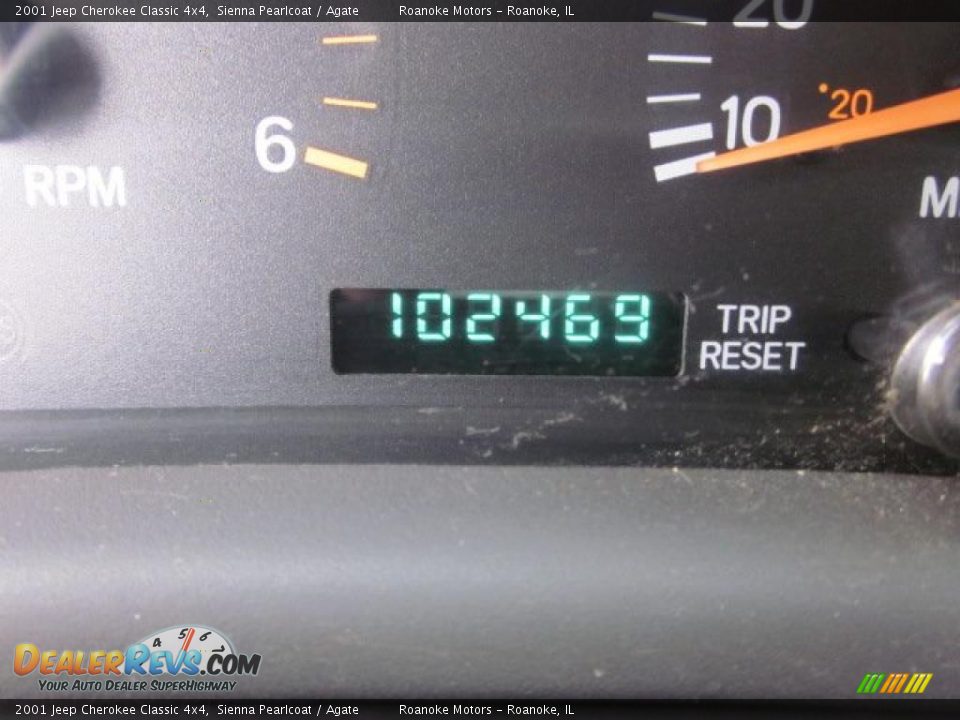 2001 Jeep Cherokee Classic 4x4 Sienna Pearlcoat / Agate Photo #22