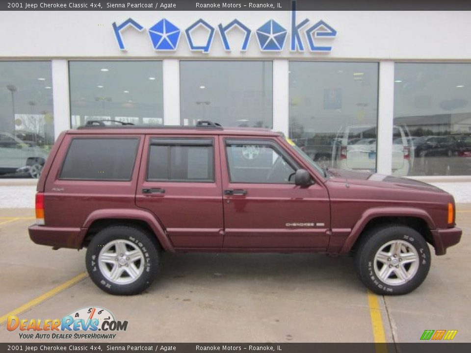 2001 Jeep Cherokee Classic 4x4 Sienna Pearlcoat / Agate Photo #24