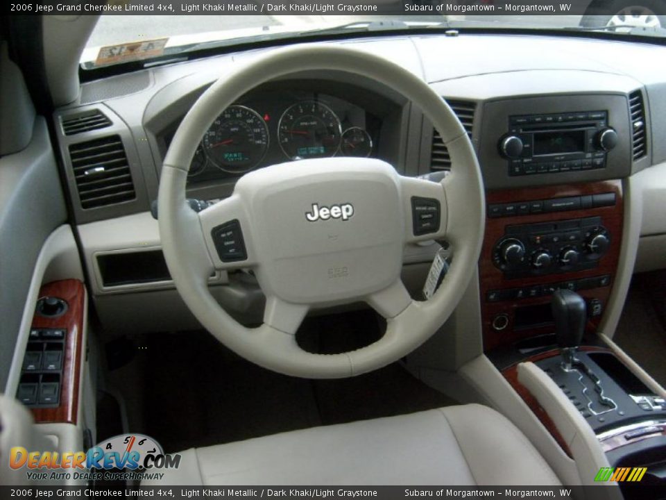 Dark Khaki Light Graystone Interior 2006 Jeep Grand