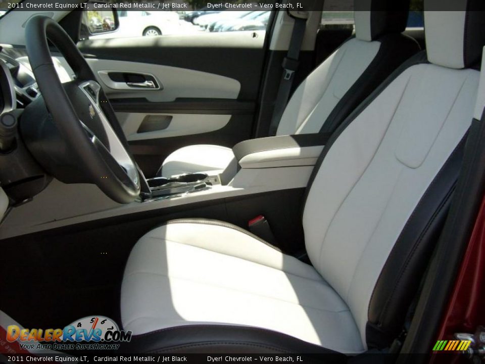 Jet Black Interior - 2011 Chevrolet Equinox LT Photo #8