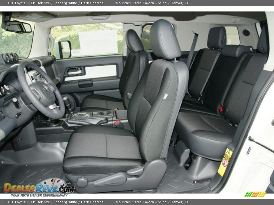 2011 Toyota FJ Cruiser 4WD Iceberg White / Dark Charcoal Photo #8
