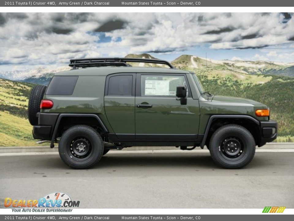 Army Green 2011 Toyota FJ Cruiser 4WD Photo #2