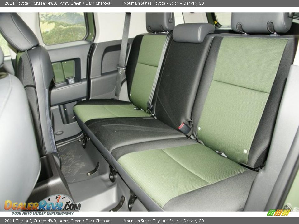 2011 Toyota FJ Cruiser 4WD Army Green / Dark Charcoal Photo #6