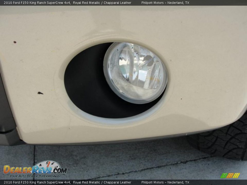 2010 Ford F150 King Ranch SuperCrew 4x4 Royal Red Metallic / Chapparal Leather Photo #11