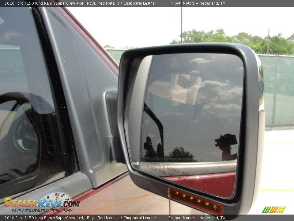 2010 Ford F150 King Ranch SuperCrew 4x4 Royal Red Metallic / Chapparal Leather Photo #20