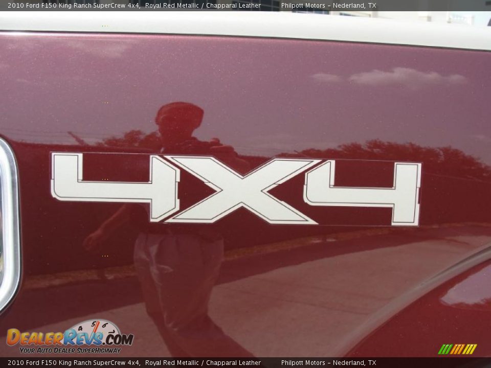2010 Ford F150 King Ranch SuperCrew 4x4 Royal Red Metallic / Chapparal Leather Photo #22