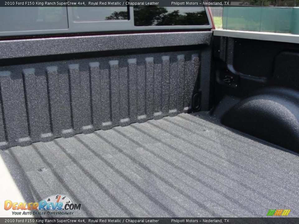 2010 Ford F150 King Ranch SuperCrew 4x4 Royal Red Metallic / Chapparal Leather Photo #29