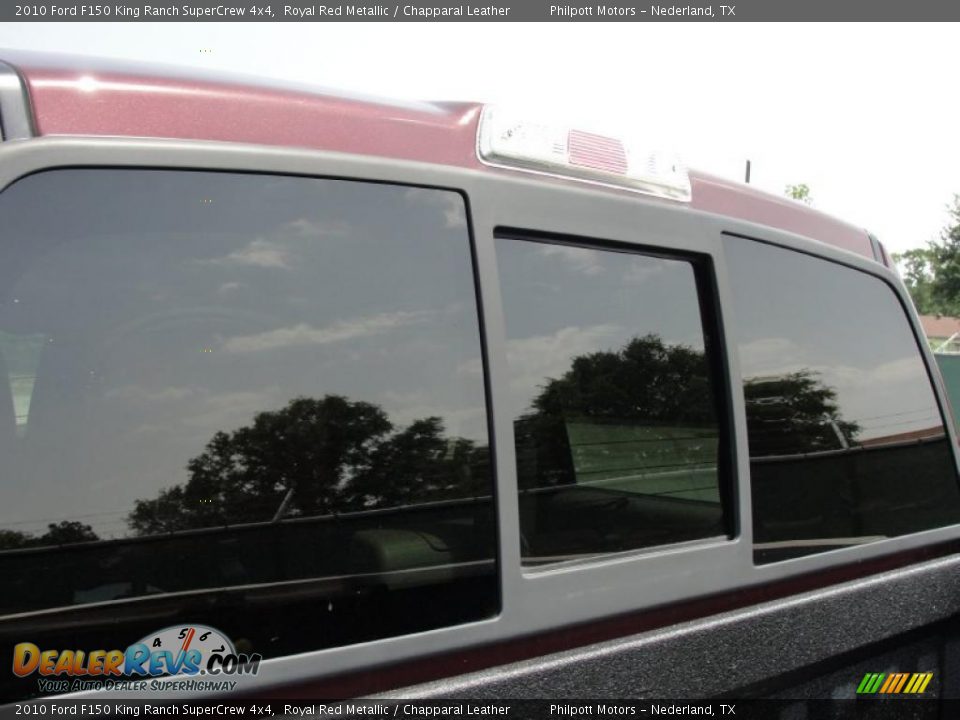 2010 Ford F150 King Ranch SuperCrew 4x4 Royal Red Metallic / Chapparal Leather Photo #30