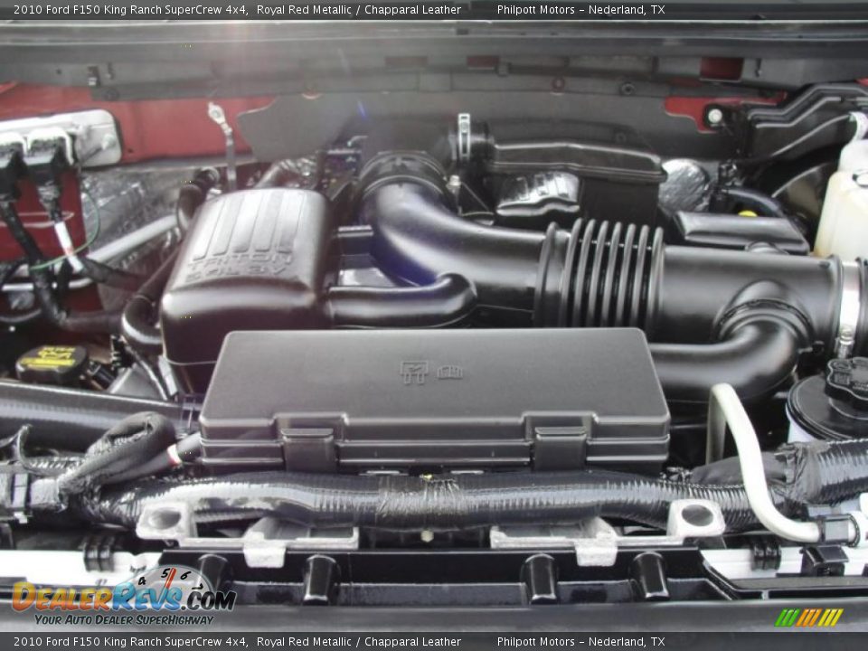 2010 Ford F150 King Ranch SuperCrew 4x4 Royal Red Metallic / Chapparal Leather Photo #32